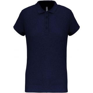 Polo piqué performance femme Sporty Navy