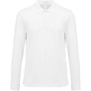 Polo manches longues Cool Plus® PA495 - White