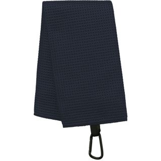 Serviette de golf nid d'abeille Navy - 50x40cm