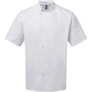 Veste chef cuisinier manches courtes "Essential" White