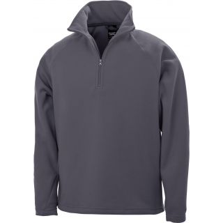 Micropolaire col zippé R112X - Charcoal