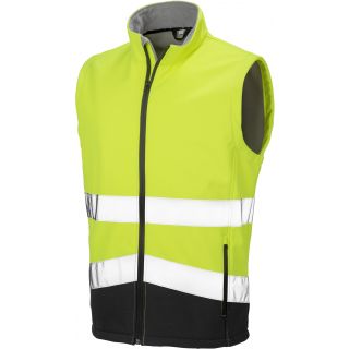 Gilet softshell haute visibilité R451X - Fluorescent Yellow / Black