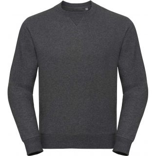 Sweat-shirt homme col rond authentic chiné RU260M - Carbon Melange