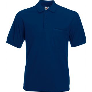 Polo 65/35 avec poche Navy