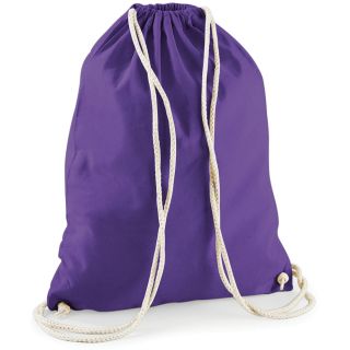 Gymsac en coton Purple