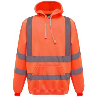 Sweatshirt capuche haute visibilité Hi Vis Orange