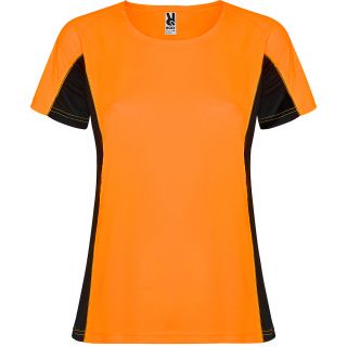 SHANGHAI WOMAN ORANGE FLUO/NOIR