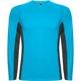 SHANGHAI L/S TURQUOISE/PLOMB FONCÉ