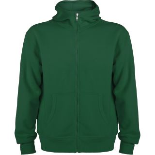 Sweat-shirt capuche avec fermeture éclair MONTBLANC vert bouteille