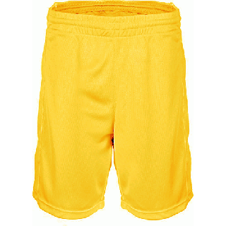Short homme Basket-ball PA159 - Sporty Yellow