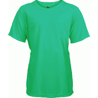 T-shirt enfant manches courtes sport PA445 - Kelly Green