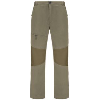 Pantalon coupe vent slim ELIDE gris brouillard / camel