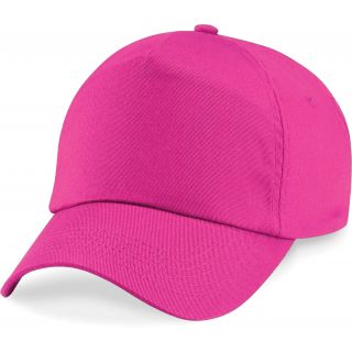 Casquette 5 panneaux originale B10 - Fuchsia