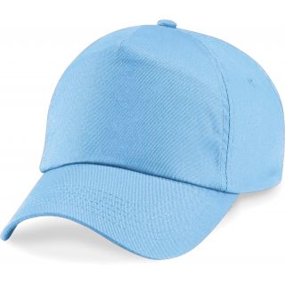 Casquette 5 panneaux originale B10 - Sky Blue