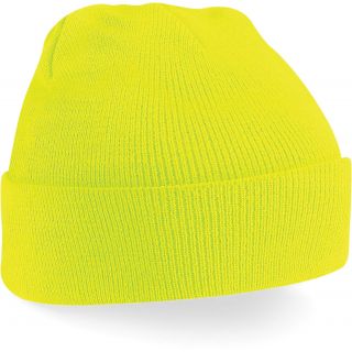 Bonnet original à revers B45 - Fluorescent Yellow-One Size