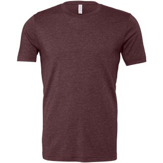 T-shirt homme col rond manches courtes BE3001 - Heather Maroon