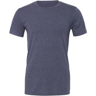 T-shirt homme col rond manches courtes BE3001 - Heather Midnight Navy