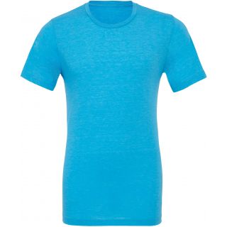 T-shirt homme triblend col rond BE3413 - Aqua Triblend
