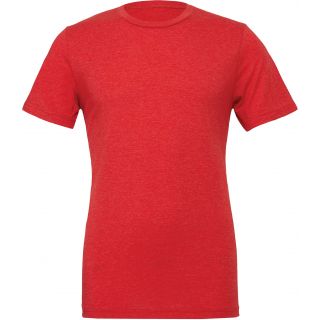 T-shirt homme triblend col rond BE3413 - Red Triblend