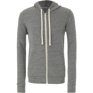 Sweat-shirt capuche zippé triblend unisexe BE3909 - Grey Triblend
