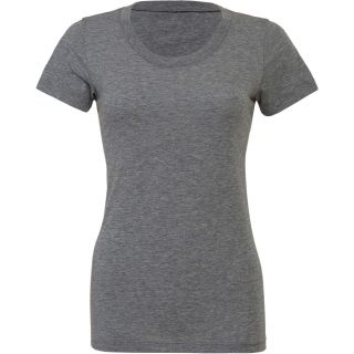 T-shirt femme triblend col rond BE8413 - Grey Triblend