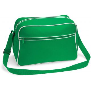 Sac bandoulière Rétro BG14 - Pure Green / White