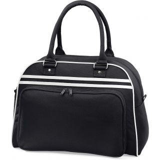Sac Bowling Rétro BG75 - Black / White-One Size