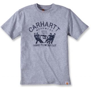 T-shirt de travail Carhartt® "Hard To Wear Out" 102097 - Heather Grey