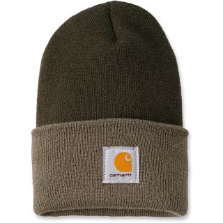 Bonnet tricoté CARA18 - Dark Green / Driftwood-One Size