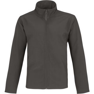 Veste softshell homme ID.701 JUI62 - Dark Grey / Neon Orange