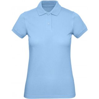 Polo femme bio Inspire PW440 - Sky Blue