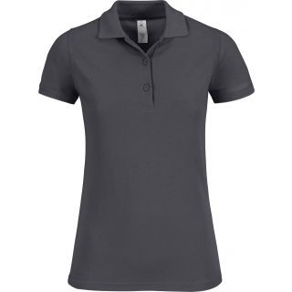 Polo femme Safran Timeless B&C PW457 - Dark Grey