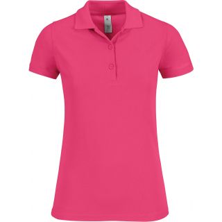 Polo femme Safran Timeless B&C PW457 - Fuchsia