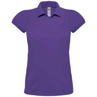 Polo femme manches courtes heavymill PW460 - Purple
