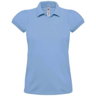 Polo femme manches courtes heavymill PW460 - Sky Blue