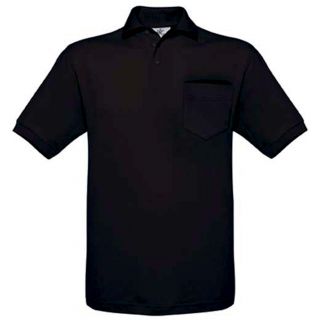 Polo homme Safran Pocket SAFP - Black