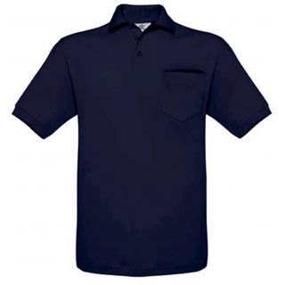 Polo homme Safran Pocket SAFP - Navy