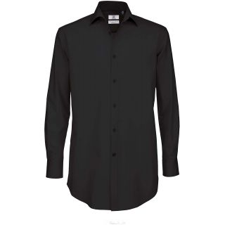 Chemise manches longues homme stretch Black Tie CGSWP21 - Black