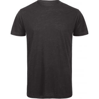 T-shirt homme col rond B&C Inspire Slub TM046 - Chic Black