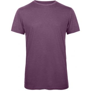 T-shirt homme triblend col rond TM055 - Heather Purple