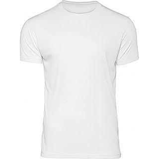 T-shirt homme triblend col rond TM055 - White