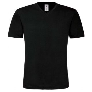 T-shirt homme col V Mick Classic TM060 - Black