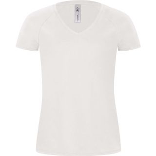 T-shirt femme col V Blondie Classic TW260 - White