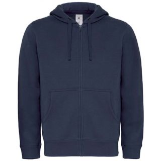 Sweat-shirt homme à capuche zippé WM647 - Navy