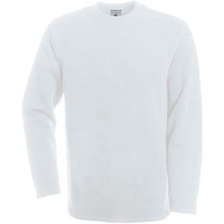 Sweat-shirt homme Open Hem WU610 - White