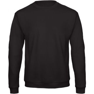 Sweatshirt col rond ID.202 WUI23 - Black de face
