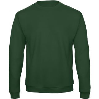 Sweatshirt col rond ID.202 WUI23 - Bottle Green de face