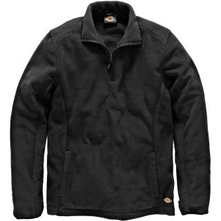 Micropolaire col zippé two tone DJW7011 - Black