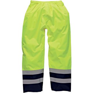 Surpantalon Bicolore Haute Visibilité SA1003 - Yellow / Navy