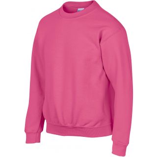 Sweat-shirt enfant col rond heavy blend 18000B - Safety Pink